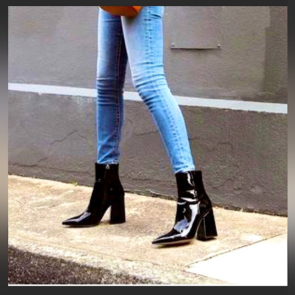 Alias Mae Ahara Bootie in Black Patent Leather